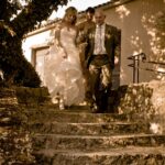 wedding corfu traditional mansion exchange vows
